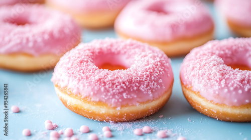 Wallpaper Mural Mini Lemon Pink Donuts. Donuts made with Lemon juice and Lemon Zest Torontodigital.ca