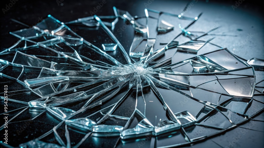 Broken glass on dark surface, shattered into sharp shards , broken, glass, shattered, sharp, surface, dark, texture, overlay Broken glass on dark surface, shattered into sharp shards , broken, glass, shattered, sharp, surface, dark, texture, overlay