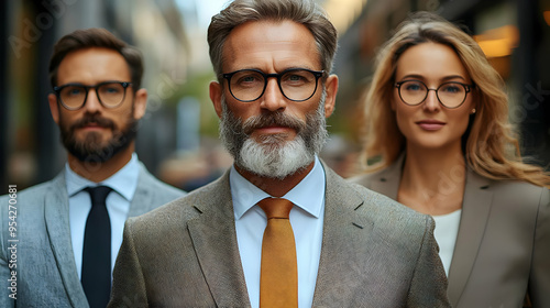 Three business professional...