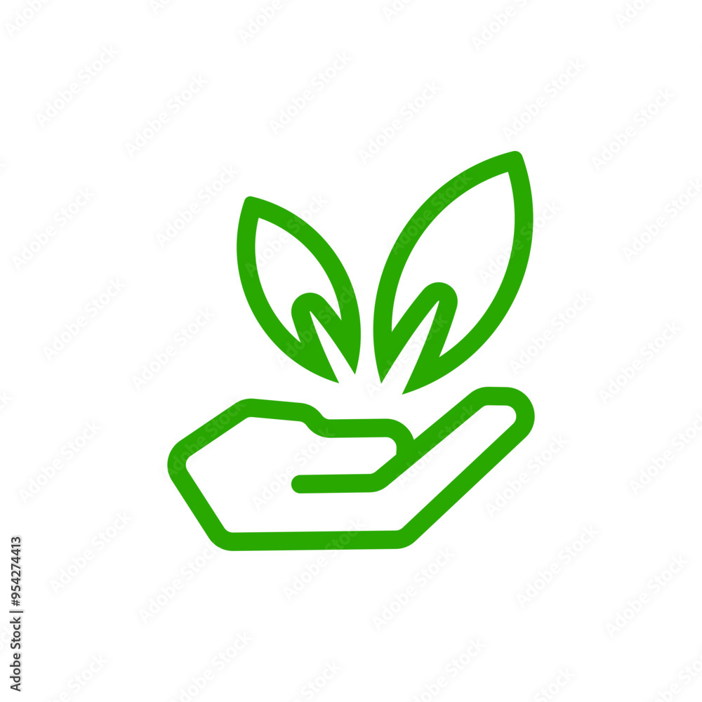 simple energy saving and eco friendly icon simple energy saving and eco friendly icon
