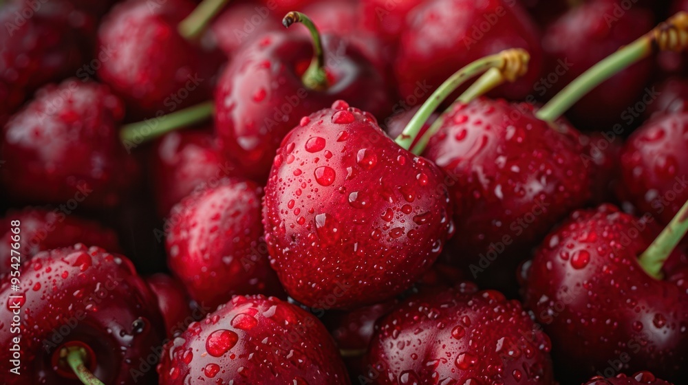 Juicy Red Cherries - A Tempting Treat for Your Taste Buds Juicy Red Cherries - A Tempting Treat for Your Taste Buds