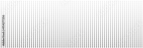 Background with monochrome dotted texture. Polka dot pattern template