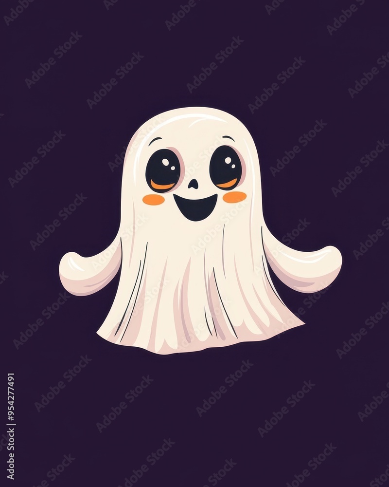 Obraz premium Halloween characters black background