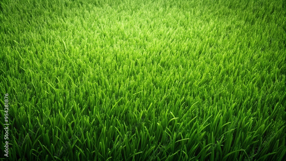 Obraz premium Green grass texture background perfect for nature-themed designs