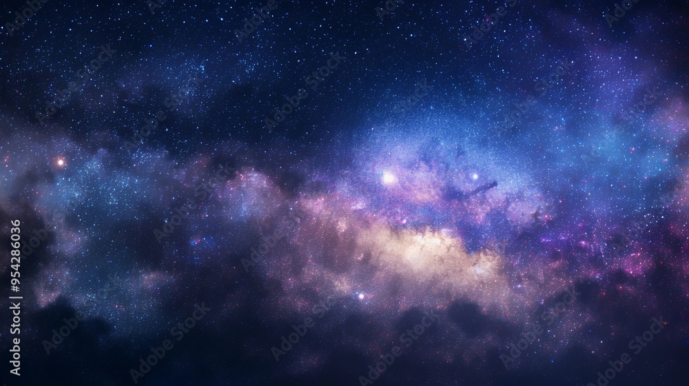 Obraz premium 銀河の夜空10