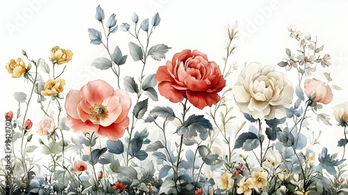Watercolor painting of a bo...