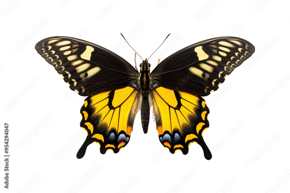 Black, white, red butterfly wings spread open. Suitable for nature, beauty, art, insect related designs, and vibrant creative projects Black, white, red butterfly wings spread open. Suitable for nature, beauty, art, insect related designs, and vibrant creative projects