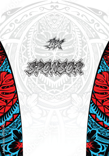 vector soccer jersey design for sublimation