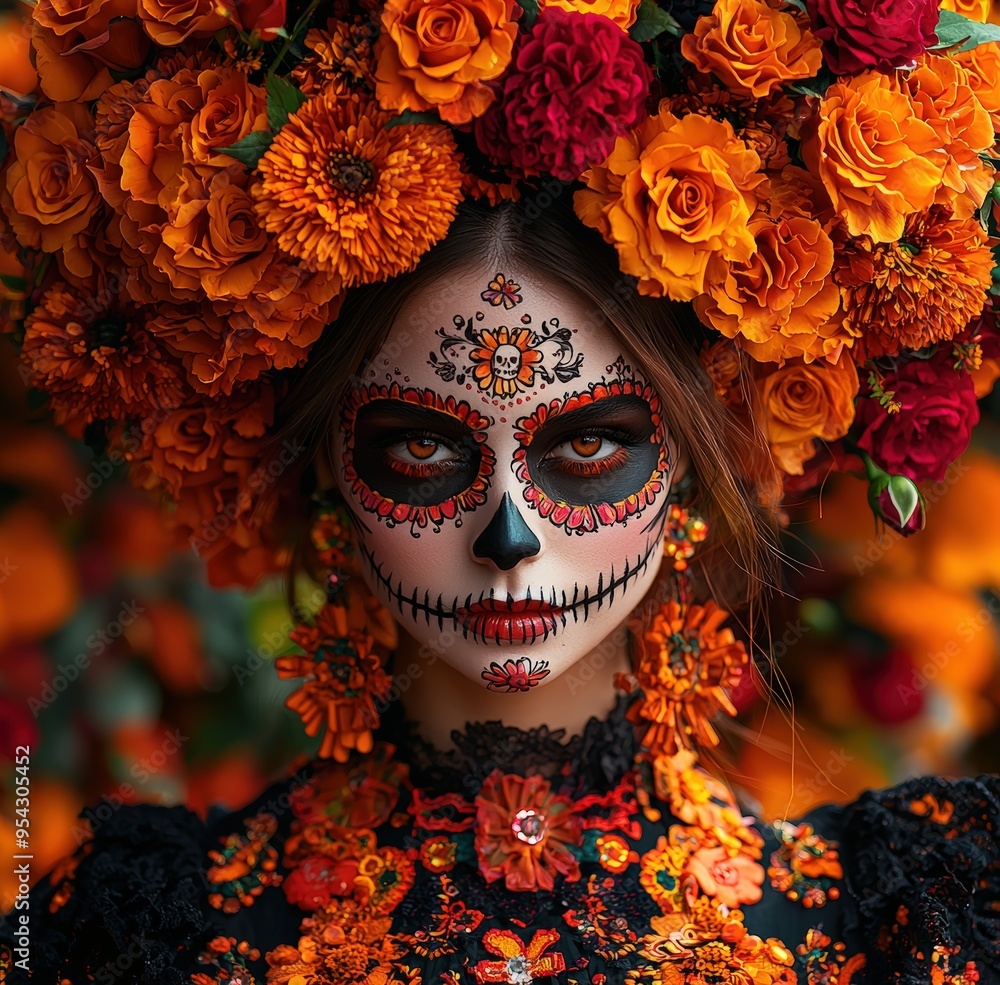 Sugar skull makeup Sugar skull makeup