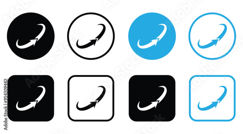 reversal or cashback arrow vector sheet