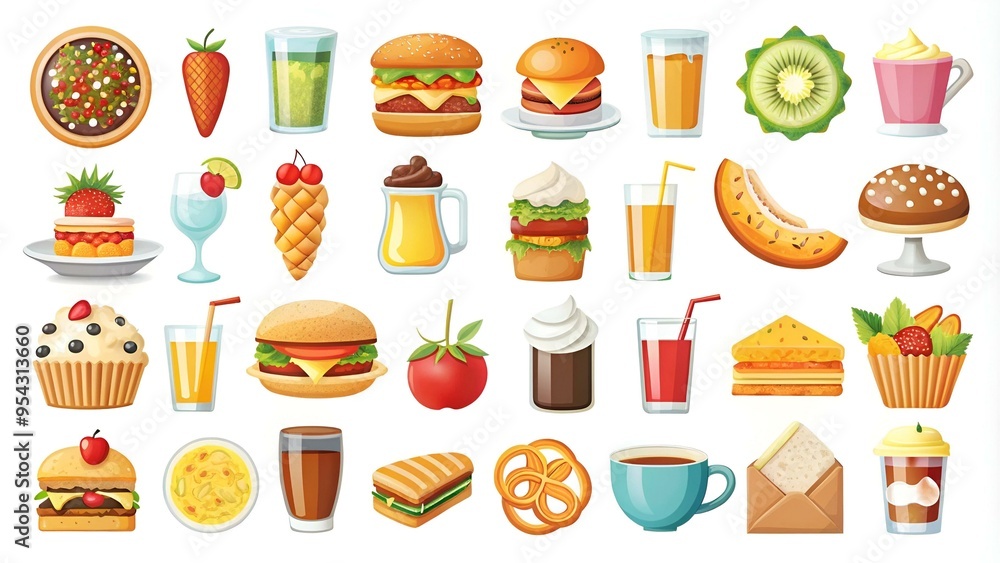 food & drinks iconset food & drinks iconset