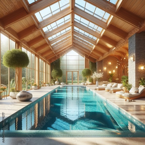  Indoor Pool Create an indoor swimming pool or plunge pool in a