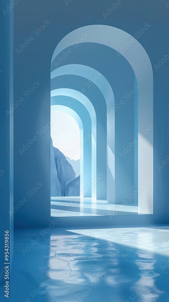 This digital art depicts a futuristic architecture scene, This digital art depicts a futuristic architecture scene,