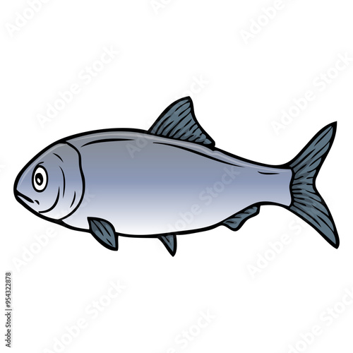herring fish vector illustration
