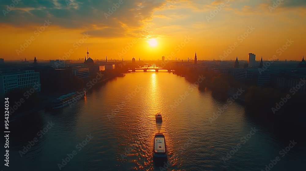 Fototapeta premium High-angle aerial photography of cities, architectural scenery, drone perspective, panoramic scenery, and high-altitude scenery. 