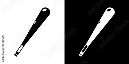 stick baseball outline icon