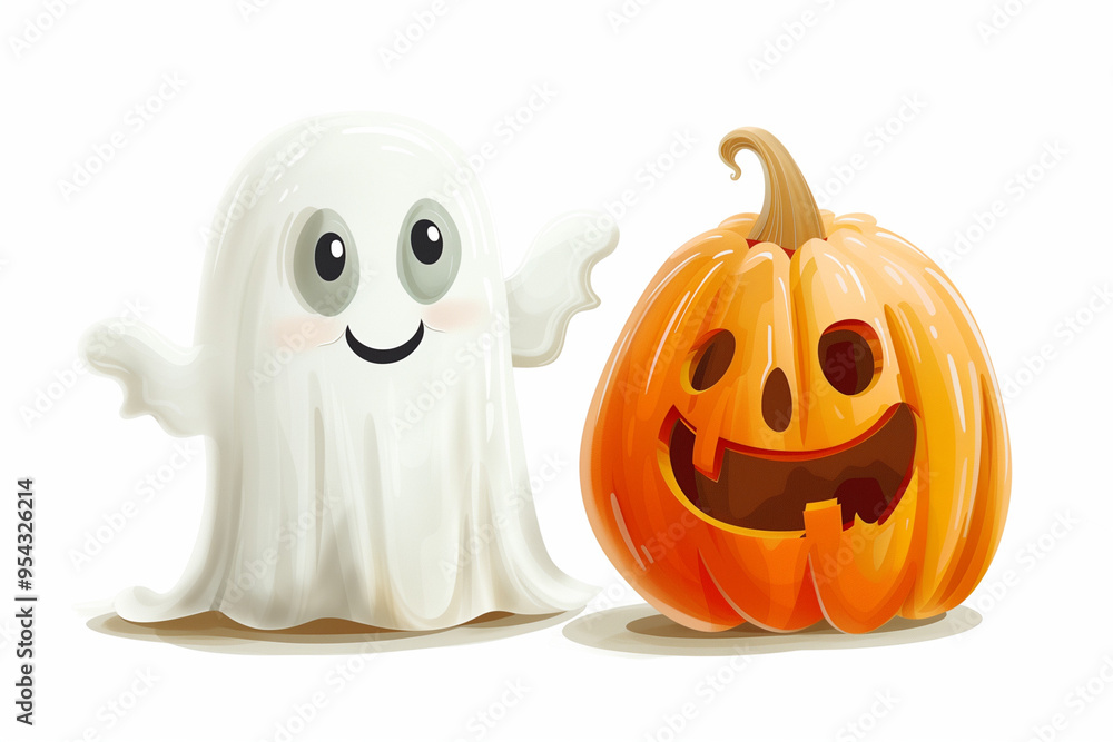 halloween pumpkin, ghost halloween pumpkin, ghost
