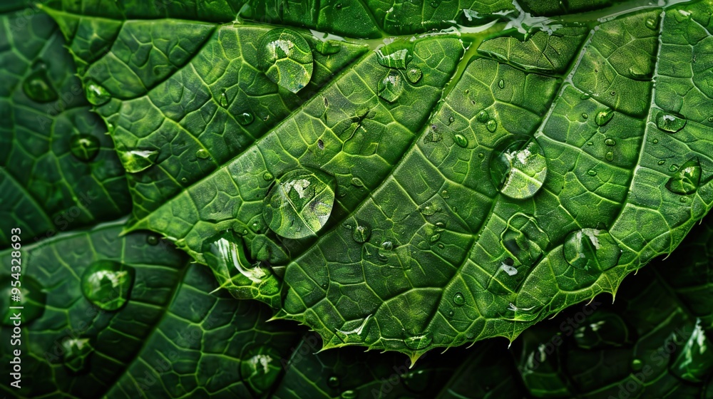 Fototapeta premium close up of leaf