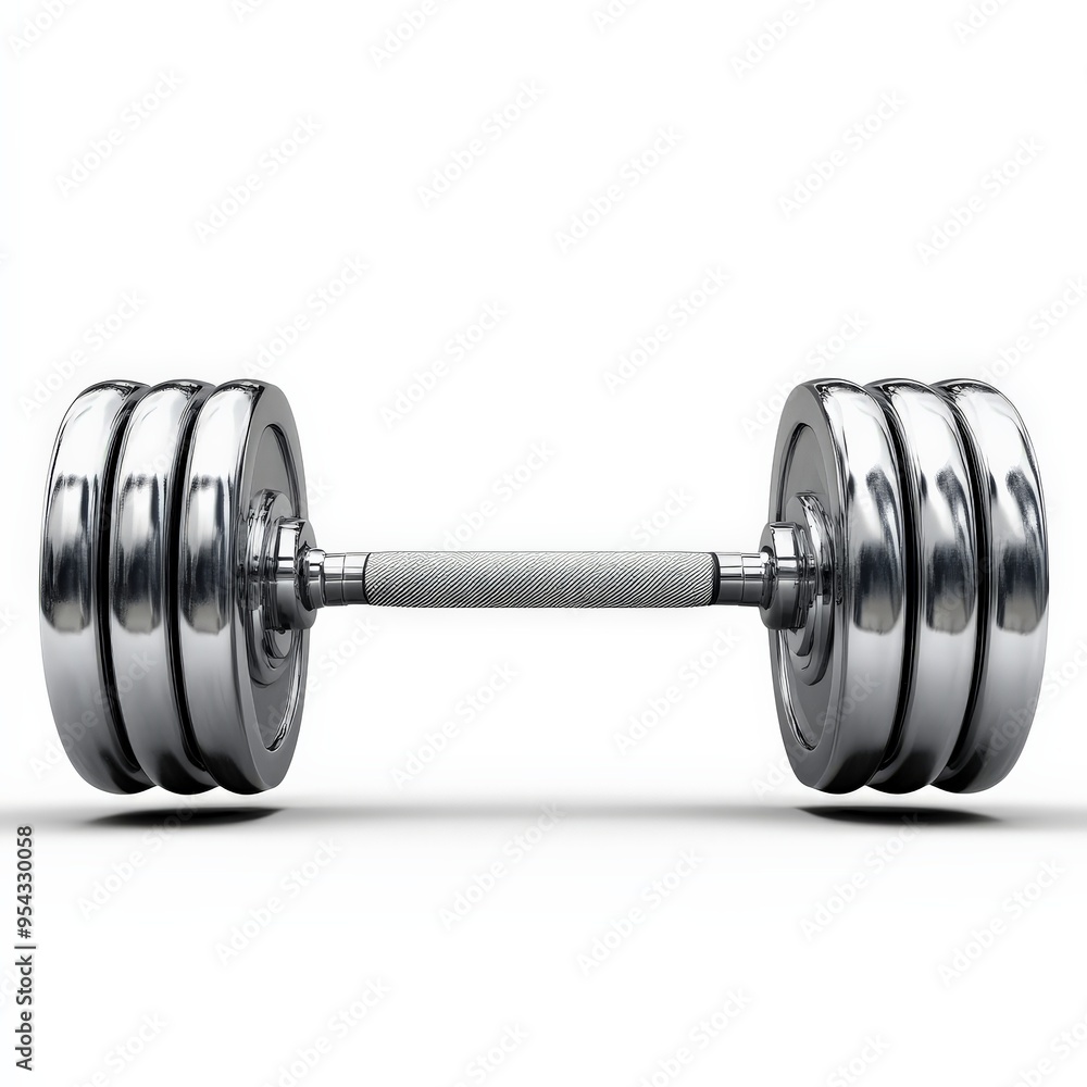 Naklejka premium Chrome Barbell.