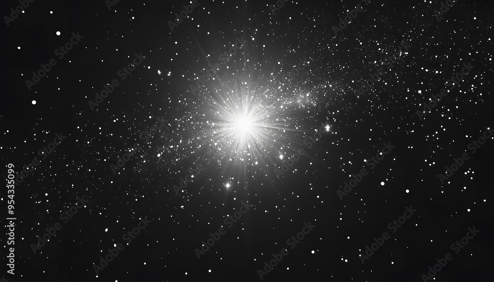 Obraz premium A mostly blank background with a small, centered design, like a tiny star or dot, emphasizing simplicity and space