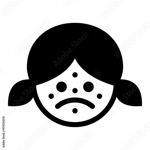 Acne icon vector illustration graphic design