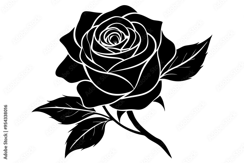 black and white rose black and white rose