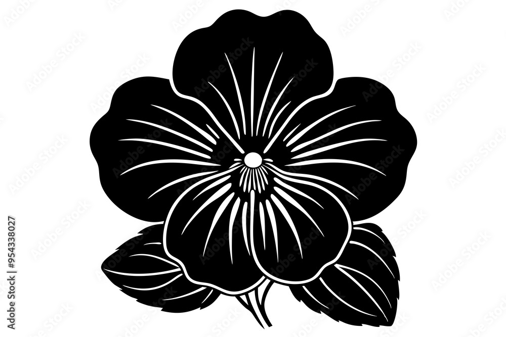 black and white flower black and white flower