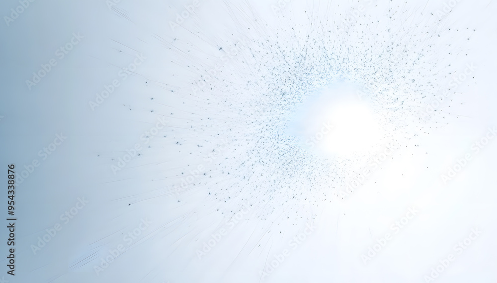 Obraz premium A mostly blank background with a small, centered design, like a tiny star or dot, emphasizing simplicity and space