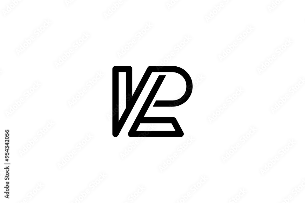 Letter LP or PL Logo Design Vector Letter LP or PL Logo Design Vector