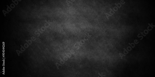 Dark Black wall background texture, old vintage rough charcoal black backdrop texture. Abstract background with black wall surface, interior stucco texture. Black gray satin dark texture.