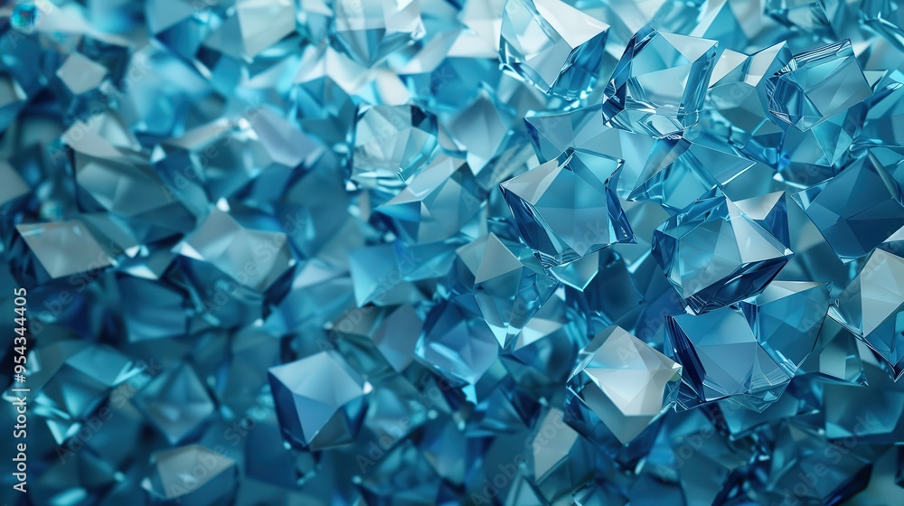 Abstract diamond texture wallpaper, featuring intricate geometric shapes, vibrant blue tones, creating a modern and stylish backdrop for contemporary interiors. Abstract diamond texture wallpaper, featuring intricate geometric shapes, vibrant blue tones, creating a modern and stylish backdrop for contemporary interiors.