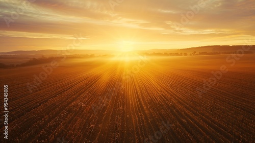 Golden field wallpaper