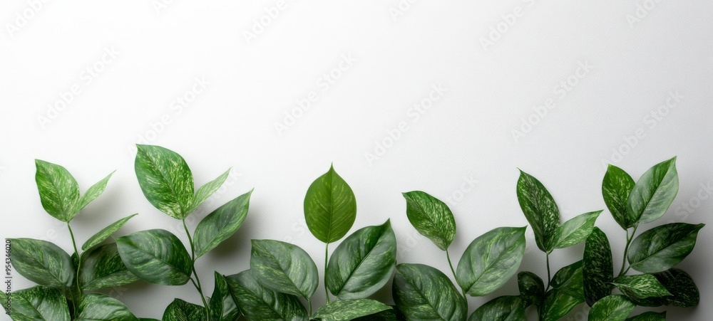 Elegant Plants Showcase on Minimalism White Backdrop: Capturing Vitality and Radiant Beauty, Graphic Resources, Wallpapers, illustration, Elegant Plants Showcase on Minimalism White Backdrop: Capturing Vitality and Radiant Beauty, Graphic Resources, Wallpapers, illustration,