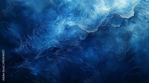 Deep Blue Abstract Texture Background: An Artistic Design