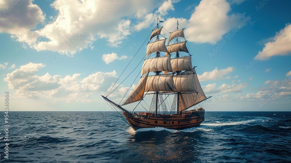 ship sailing wallpaper