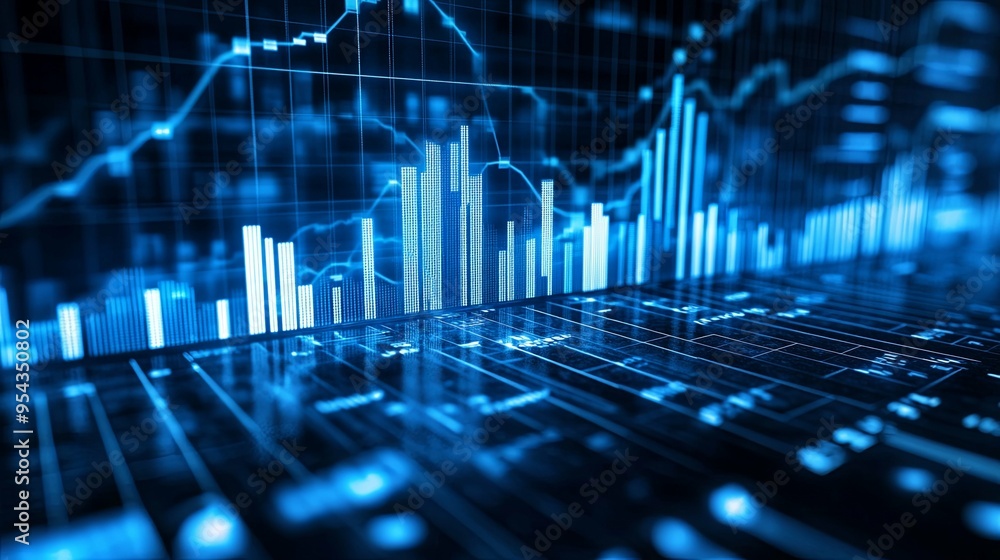 Financial Markets Displaying Charts, Data, and Investment Trends Financial Markets Displaying Charts, Data, and Investment Trends