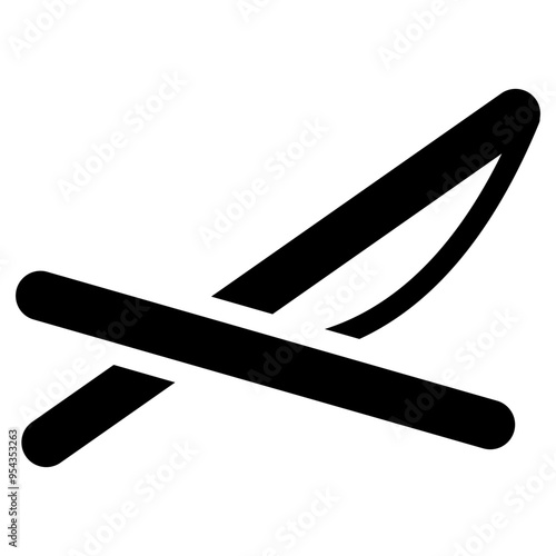 Beach chair icon vector illustration graphic design
