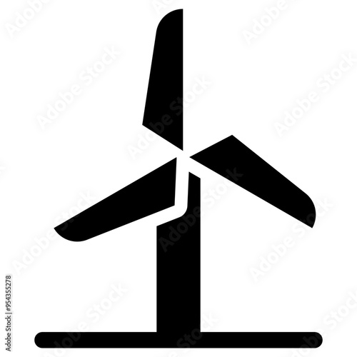 Wind turbine icon vector illustration graphic design