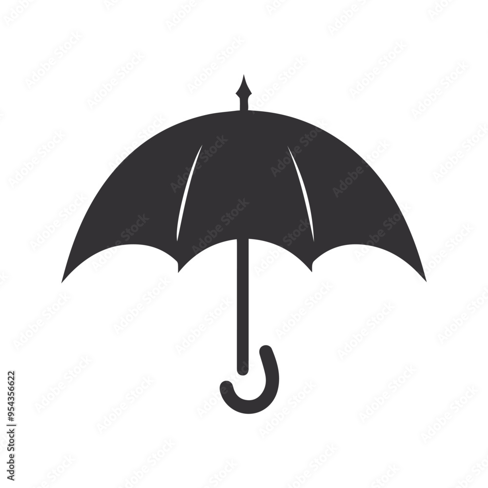 Umbrella isolated on white background. vector illustration. Umbrella isolated on white background. vector illustration.