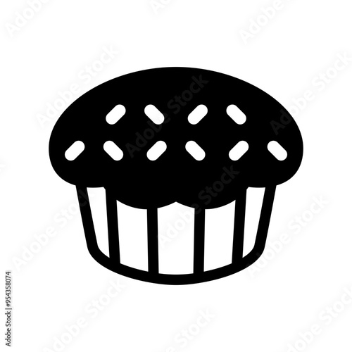 Cupcake icon vector illustration graphic design