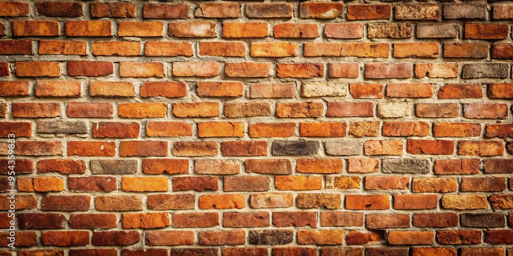 Obraz premium A stock photo of a rustic brick wall with natural lighting