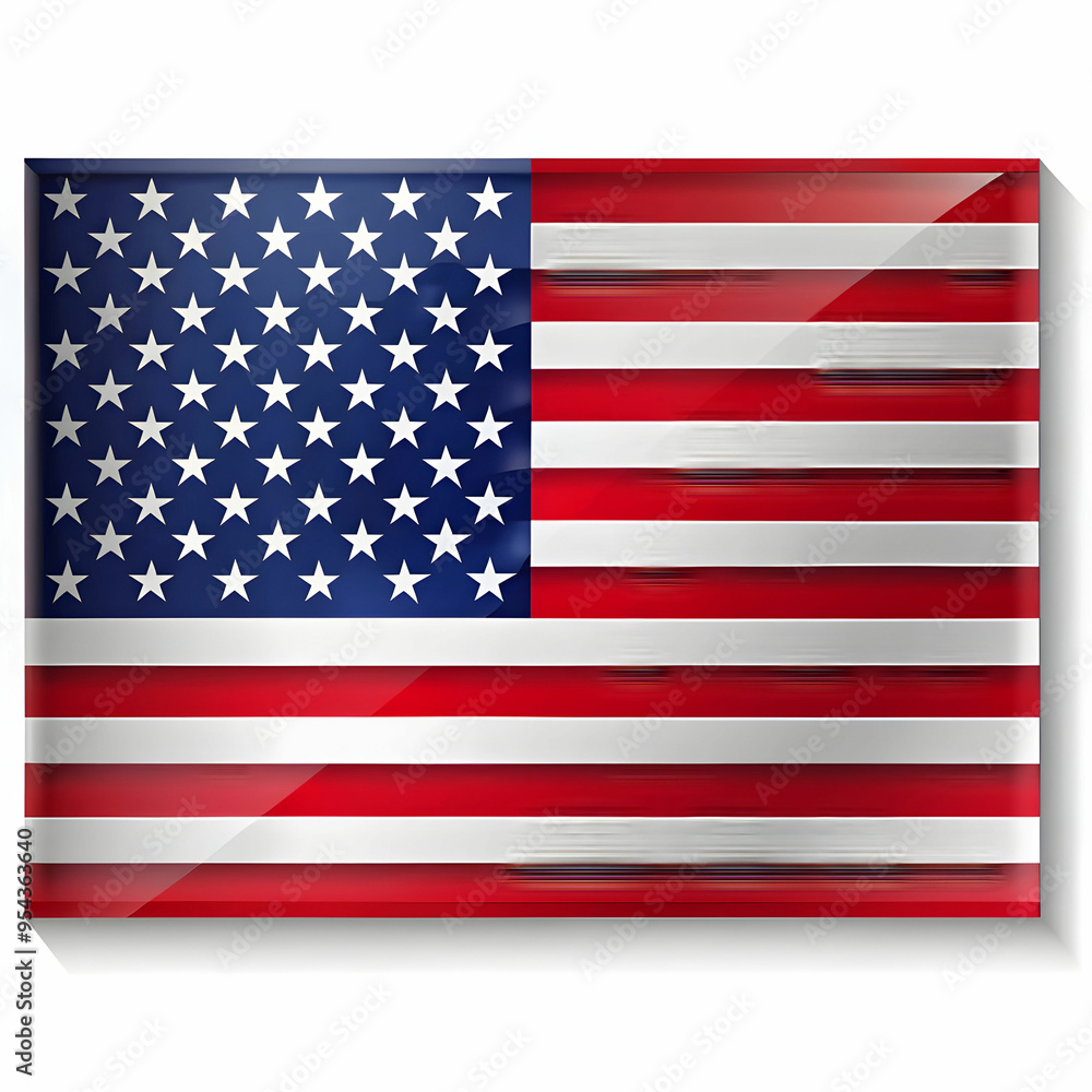 Fototapeta premium american flag design isolated