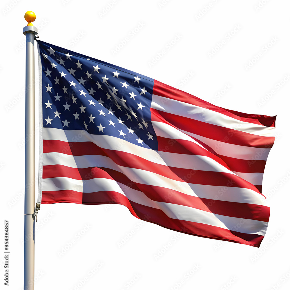 Fototapeta premium american flag design isolated