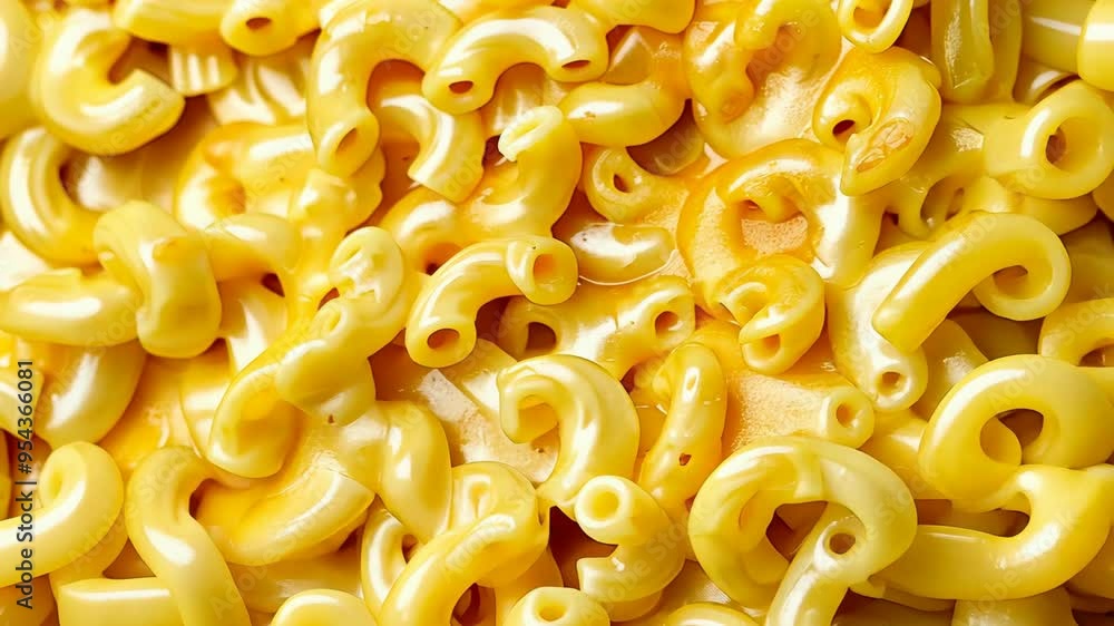 Creamy homemade macaroni and cheese prepared with elbow pasta and rich cheddar sauce in a cozy kitchen Creamy homemade macaroni and cheese prepared with elbow pasta and rich cheddar sauce in a cozy kitchen