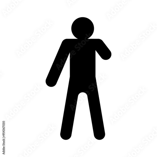 Amputated arm icon vector illustration graphic design