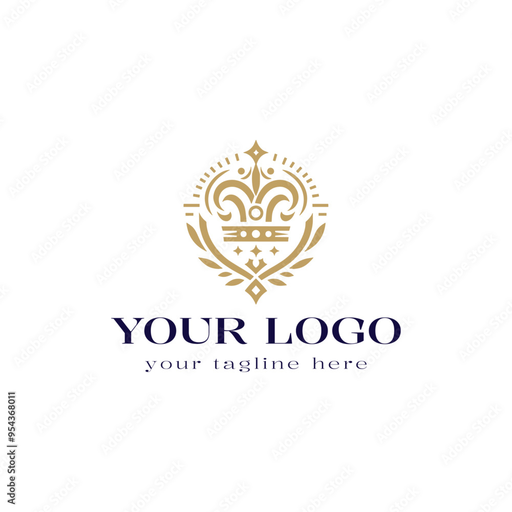 The Royal logo is elegant and luxurious. The Royal logo is elegant and luxurious.