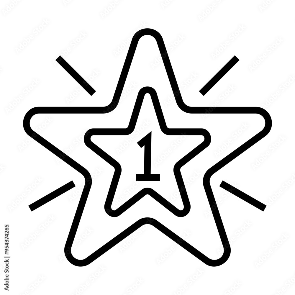 favorite one Line Icon favorite one Line Icon