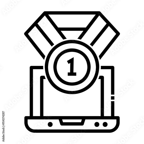 online contest Line Icon