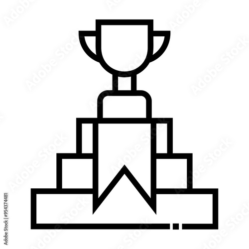 contest Line Icon