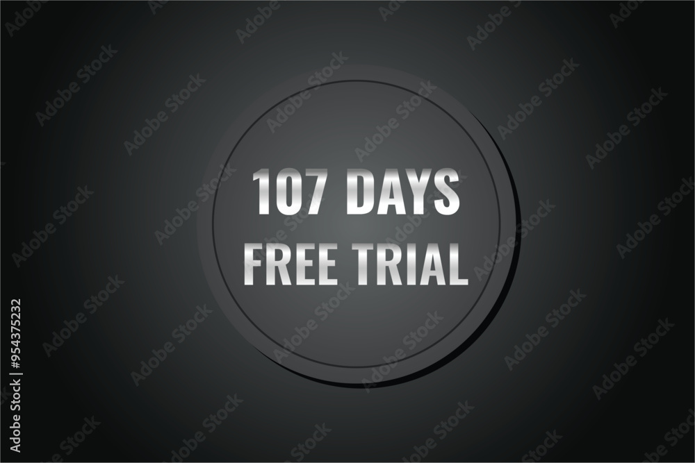 106 day free trial banner design. 106 days free banner background
106 day free trial banner design. 106 days free banner background